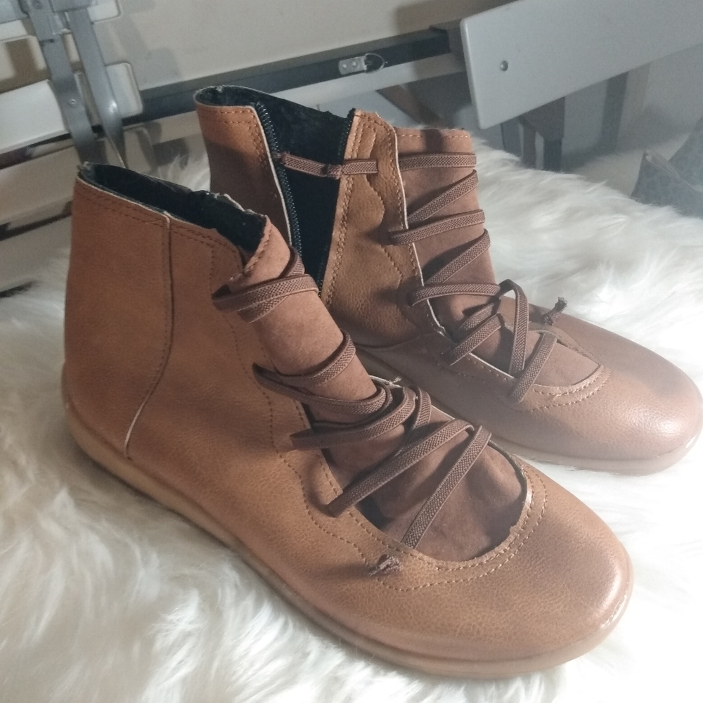 New leather ankel boots loafers